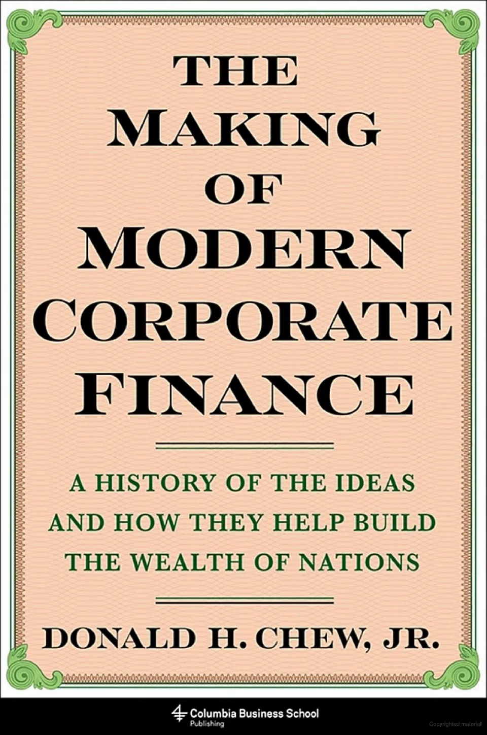 The book sings the praises of the financial system that oils the gears of commerce.