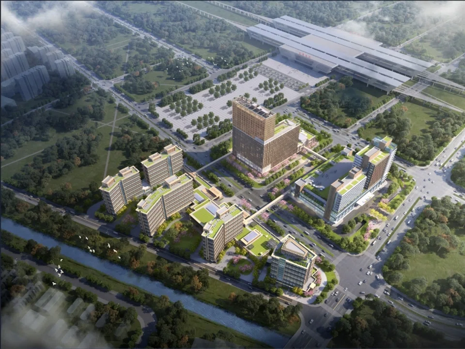 Perennial International Health and Business City Tianjin spans 3.5 million square feet and features eldercare, medical and hotel facilities.