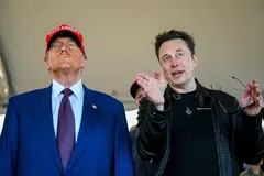 Under the next Trump (left) administration, the new Department of Government Efficiency – to be headed by Elon Musk (right) and Vivek Ramaswamy – will supposedly cut waste, fraud and abuse from the federal budget.