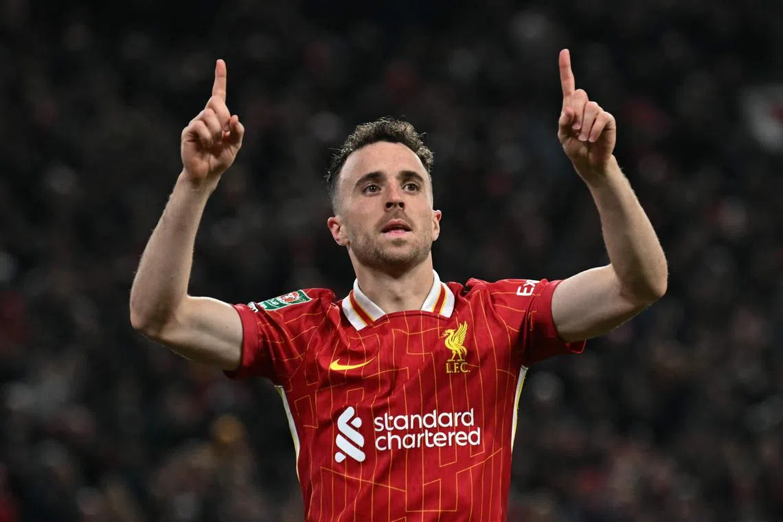 Diogo Jota helped Liverpool win the Premier League last season, scoring the derby winner against Everton and also won the FA Cup in 2022 and League Cup in 2022 and 2024 with the Merseyside outfit.