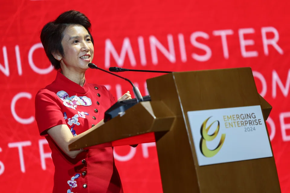 Senior Minister of State Low Yen Ling, speaking at the awards ceremony.
