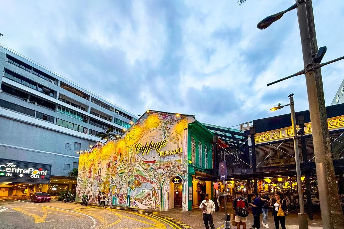 Valued at S$250 million, Cuppage Terrace is a well-known food and beverage enclave comprising 17 adjoining Peranakan conservation shophouses.