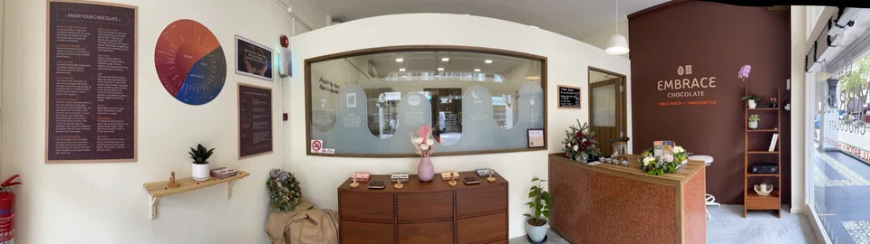 The cute interiors of Embrace.