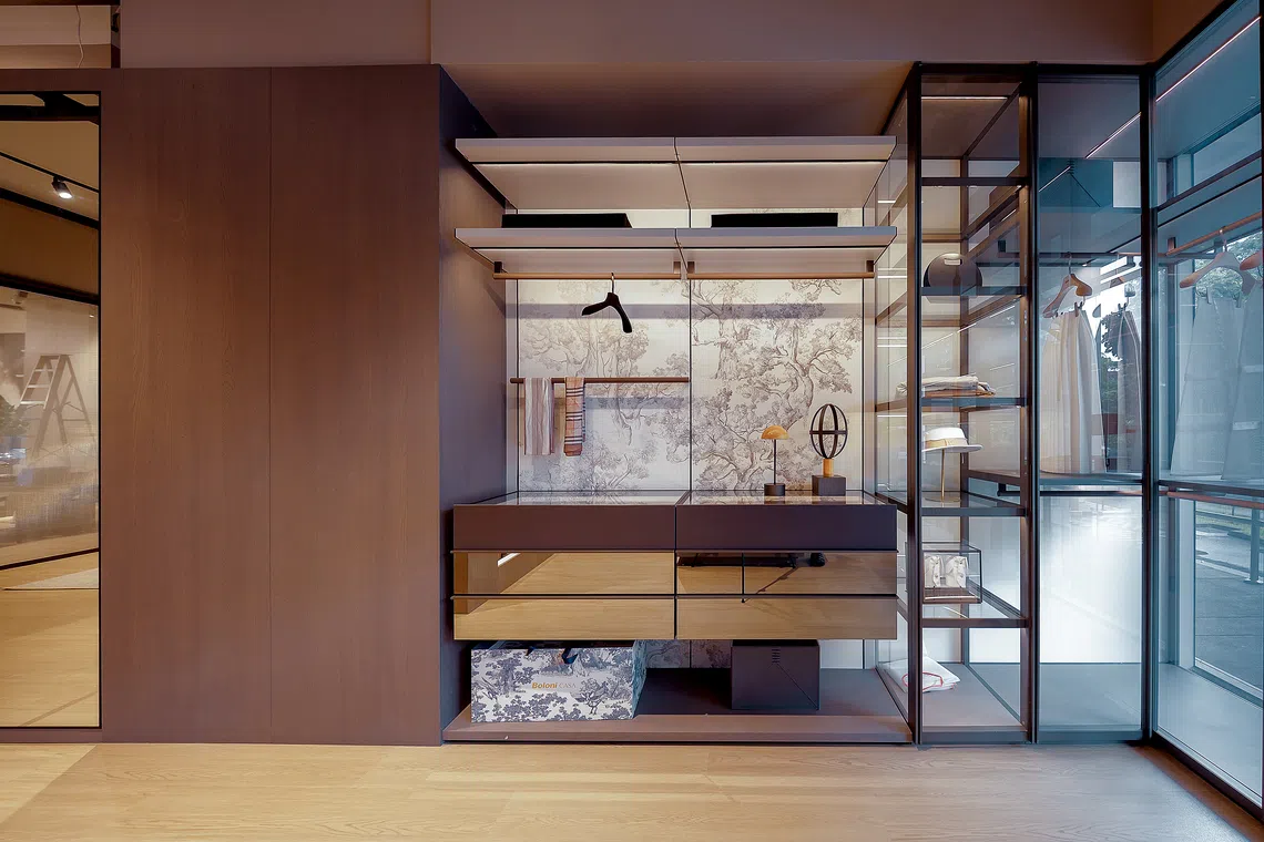 Boloni's new "experience centre" showcases its furniture in settings ranging from high-end residential bedrooms and living rooms to hospitality-led spaces in the commercial segment.