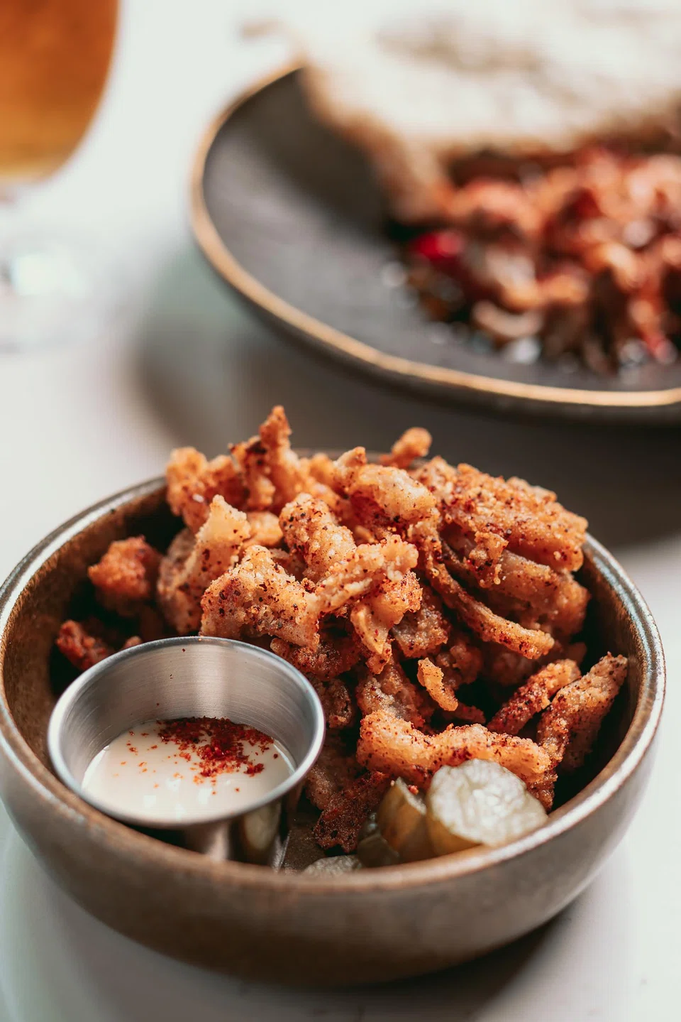 Spicy pig's ears are the Asian answer to French fries.