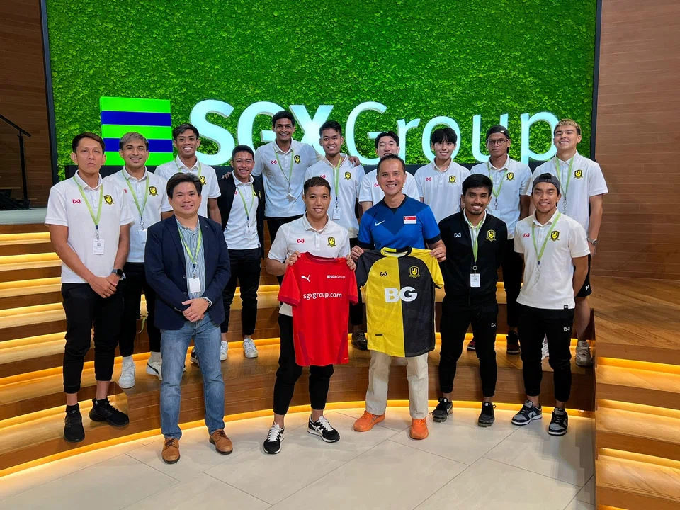Footballers from BG Tampines Rovers attended the session, which is intended to help them better manage their personal finances during their football careers, and beyond that.