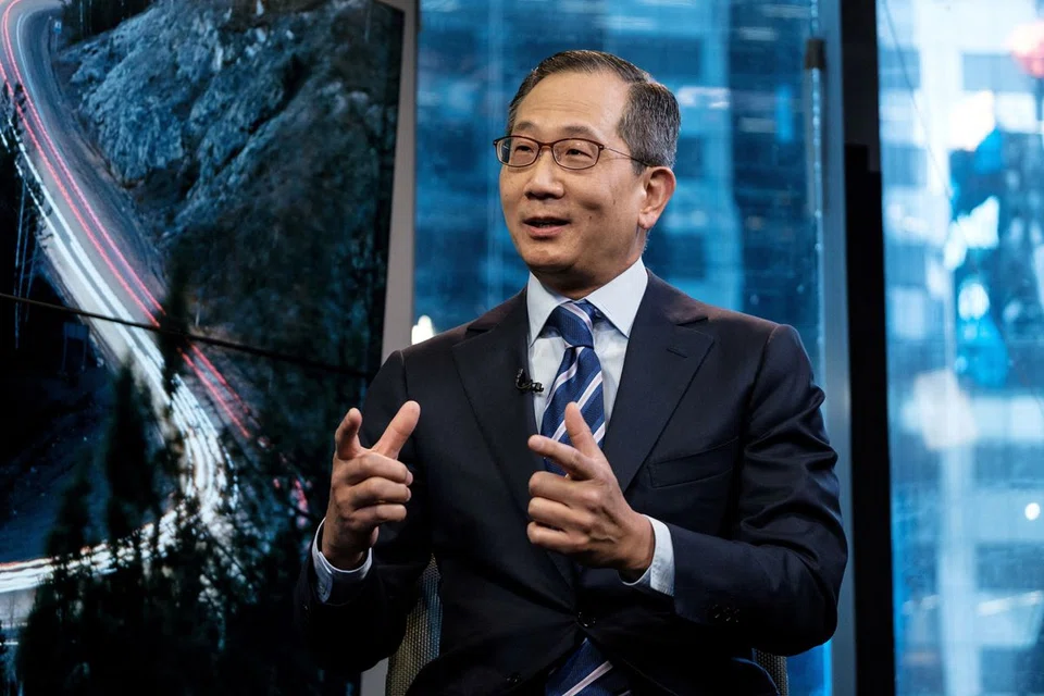 Ex-Carlyle CEO Kewsong Lee, speaking at an event in New York City, September 2021