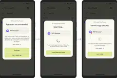Google Play Protect now conducts real-time app scans during the installation of apps that have never been scanned before, to help detect emerging threats. 