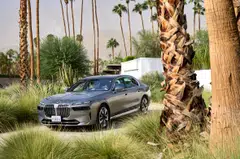 When you see the car roll up the driveway towards you, it all seems coherent and fitting, for what is basically a monolithic slab of opulence on wheels. 