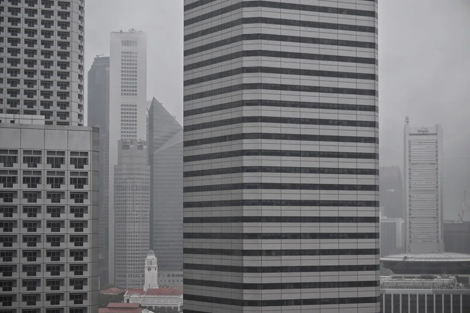 Dark clouds may be looming for office buildings here and other property types as more questions pop up over the ability of tenants to meet rental obligations amid a weaker economy. 