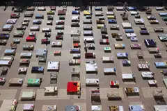 Some 230 empty beds are set up on Jerusalem Municipality Square on Oct 30, signifying the hostages held by Hamas in Gaza. The conflict in the Middle East dominated the EU summit in Brussels last week.