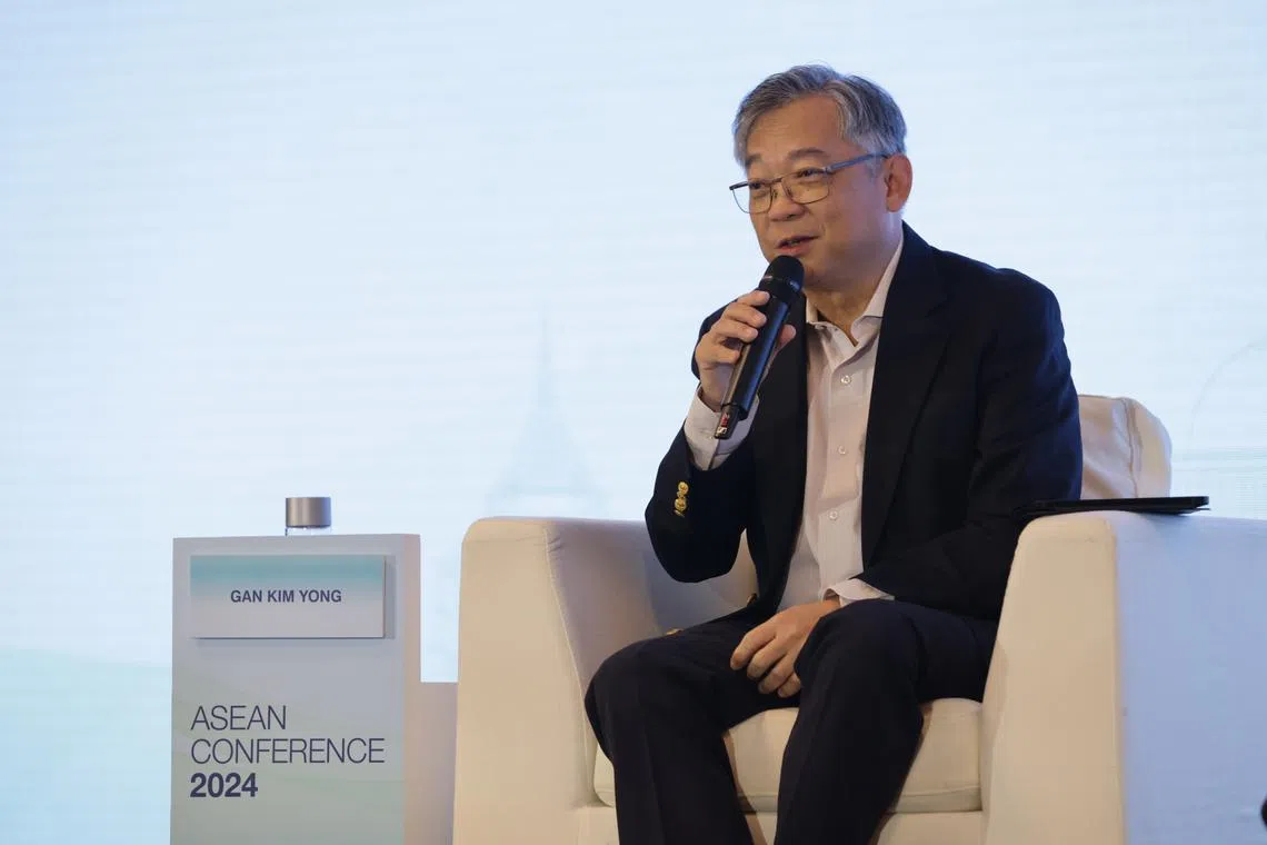 Deputy Prime Minister Gan Kim Yong stresses the importance of involving businesses in the design of various governmental frameworks and blueprints.