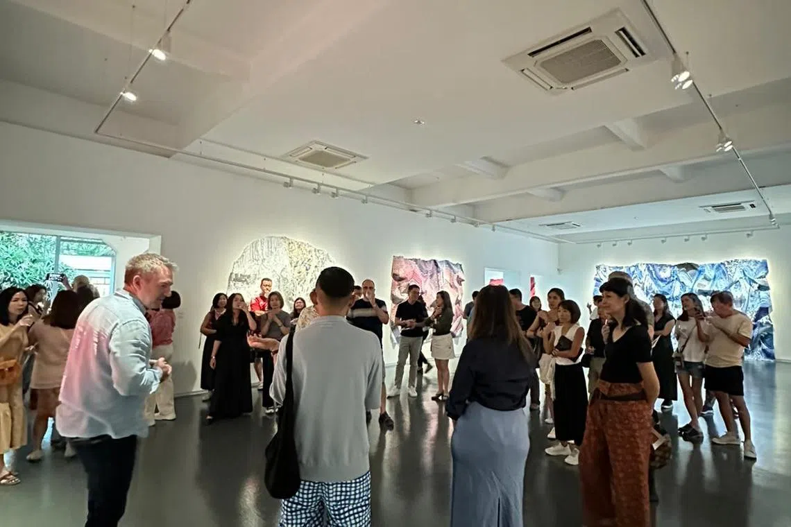 This year's gallery hop organised by BT Club attracted twice as many attendees.