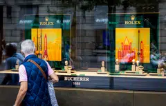 China demand for Swiss timepieces still weak with exports falling 7.5 per cent in April.