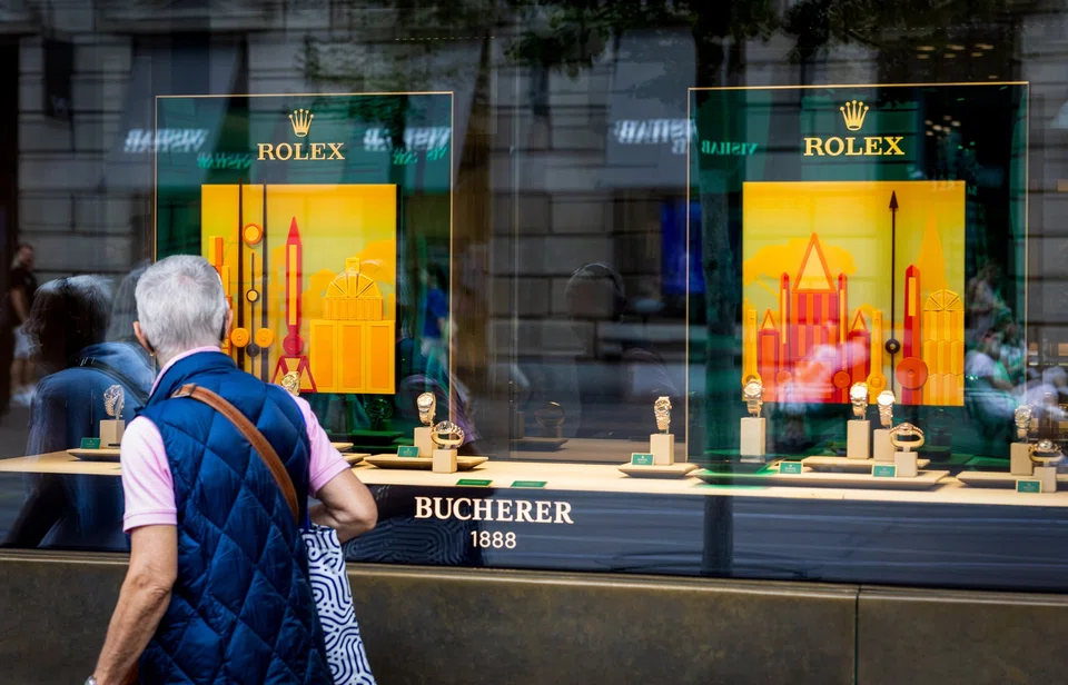 China demand for Swiss timepieces still weak with exports falling 7.5 per cent in April.