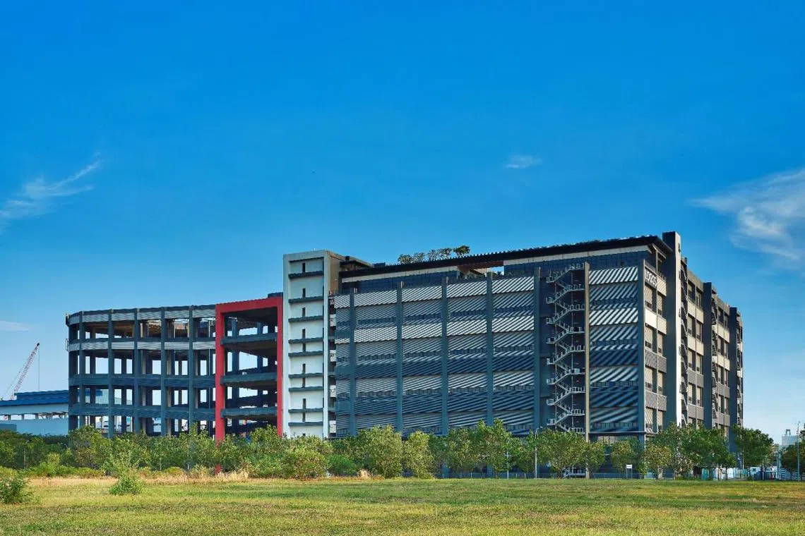 The facility, located at 2 Tuas South Link 1, spans a net lettable area of 56,203 sq m.