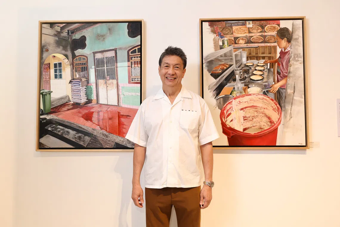 Yong Wee Loon, who swept the major awards at UOB Painting of the Year 2024, is part of Confluence – A UOB Artist Alumni Exhibition.