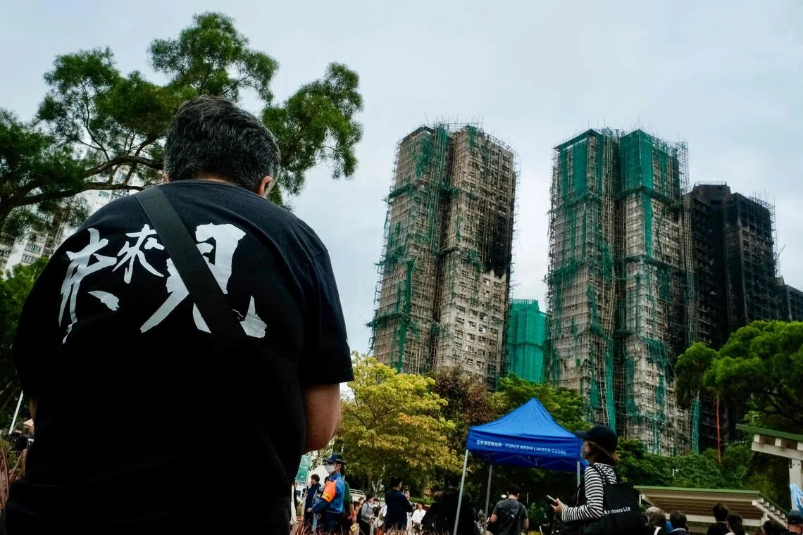 A unit of ISS was acting as property manager in the Wang Fuk Court apartment complex at the time the fire broke out. 