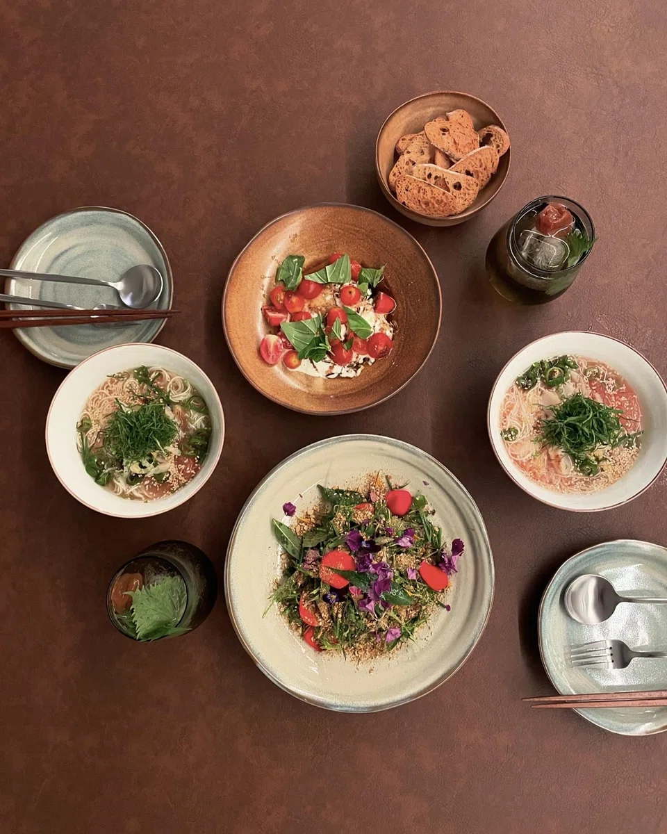 Teoh's cooking is inspired by her heritage.