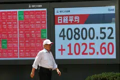 The broader Topix Index fell 0.5 per cent to 3,067.11 on Wednesday, with the Nikkei 225 down 0.3 per cent to 42,165.54 as trade opened.