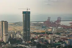 Colombo’s port is one of the busiest in the Indian Ocean, given its proximity to the international shipping routes. 