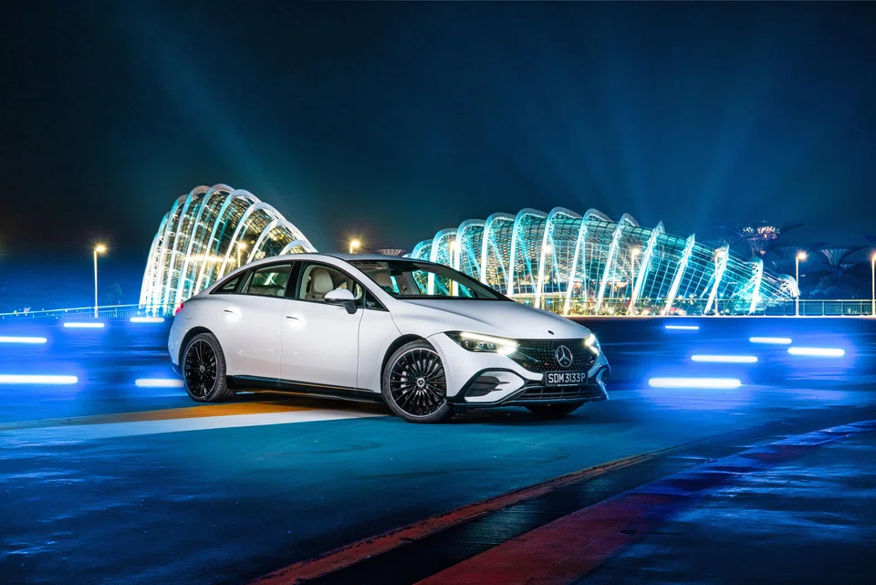 The EQE looks appealingly futuristic, offers brisk performance yet rolls around with satiny refinement, and its cabin is a haven of comfort. 