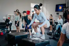F45 Training members during a typical 45-minute class.