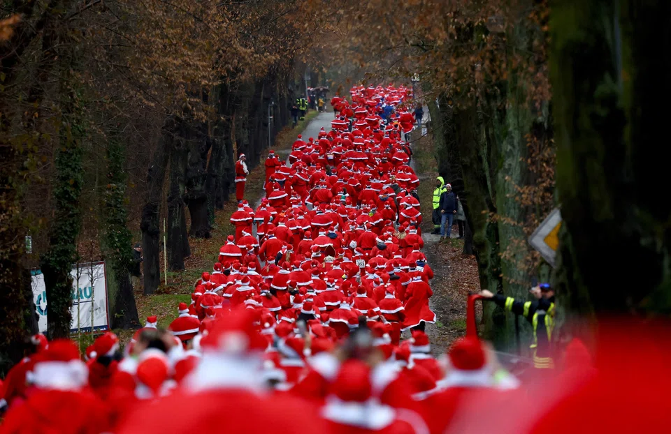 The annual Nikolaus Lauf (Saint Nicholas run), in Michendorf, Germany, on Dec 10, 2023 ‘’Twas the Night Before Christmas’ has helped transform an unruly winter festival for adults into a peaceful domestic holiday focused on gift-giving and oriented towards children.