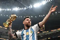 Lionel Messi claimed Fifa's best men's player award for the third time.