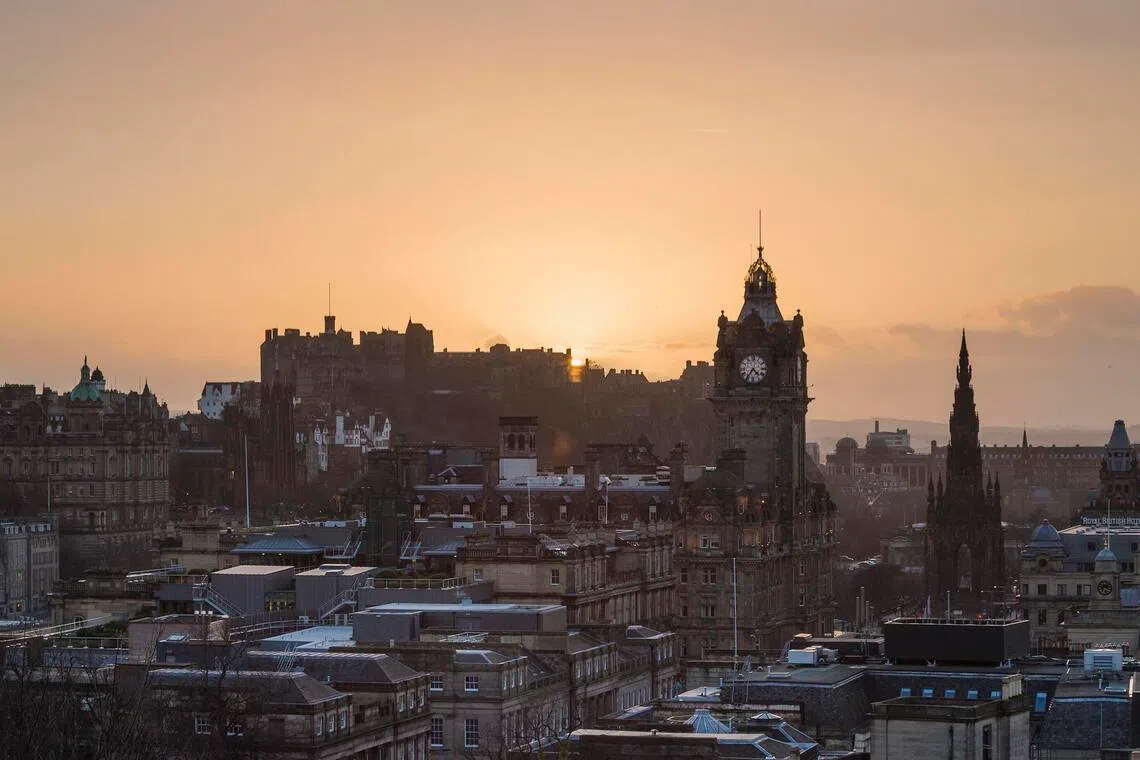 Aberdeen, headquartered in Edinburgh, Scotland (above), says that that the pace of full-year outflows had slowed, thanks to its improved service and pricing in the business.