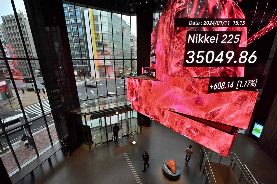Japan’s tech shares rallied on the news, buoying the Nikkei share average to end up 1.26 per cent at 39,103.22, its highest closing level since April 15.
