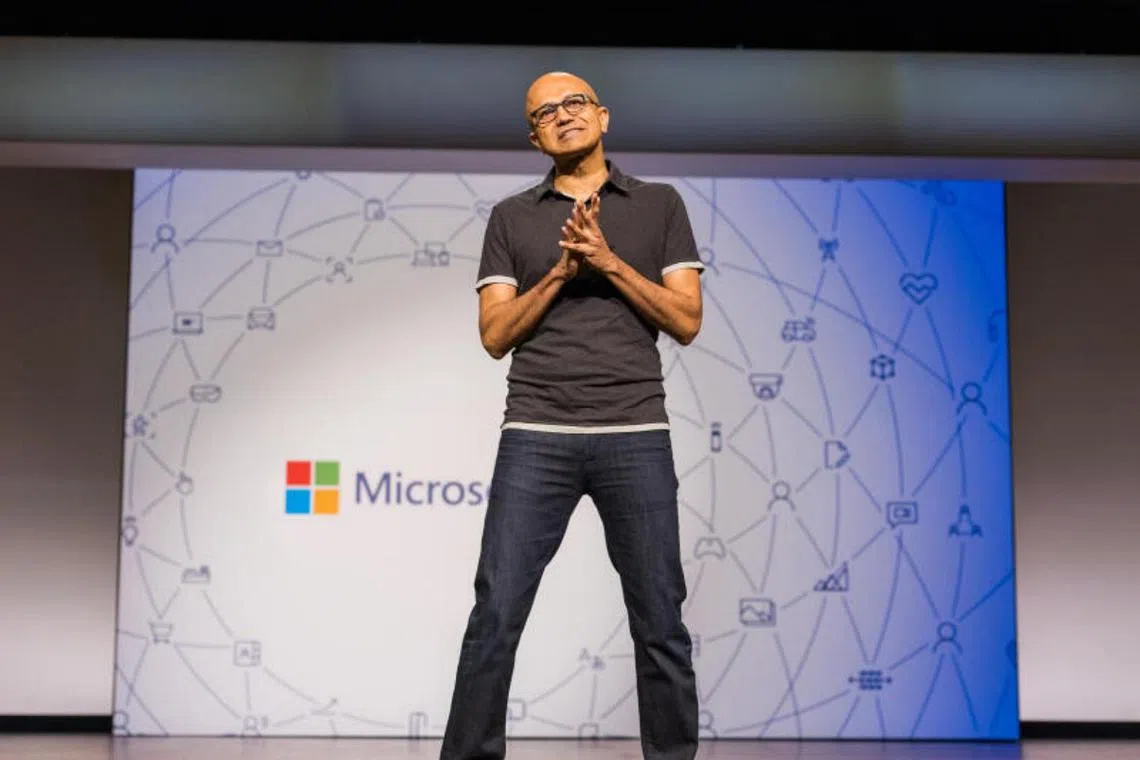 Microsoft names Nadella chair, Thompson remains on board