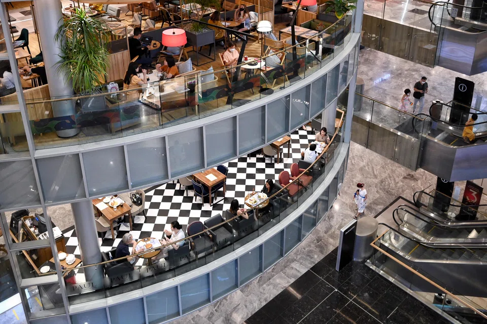 The distribution per unit of 1.72 Singapore cents represents an annualised yield of 5.7 per cent, says Paragon Reit.