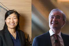 From left: Jenny Lee, senior managing partner of multi-asset investment firm Granite Asia, and Dr Leslie Teo, the senior director of AI products at AI Singapore.