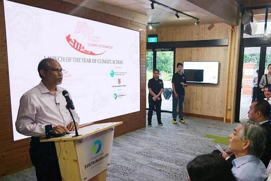 Singapore launches its Year of Climate Action; Masagos urges people and businesses to go green