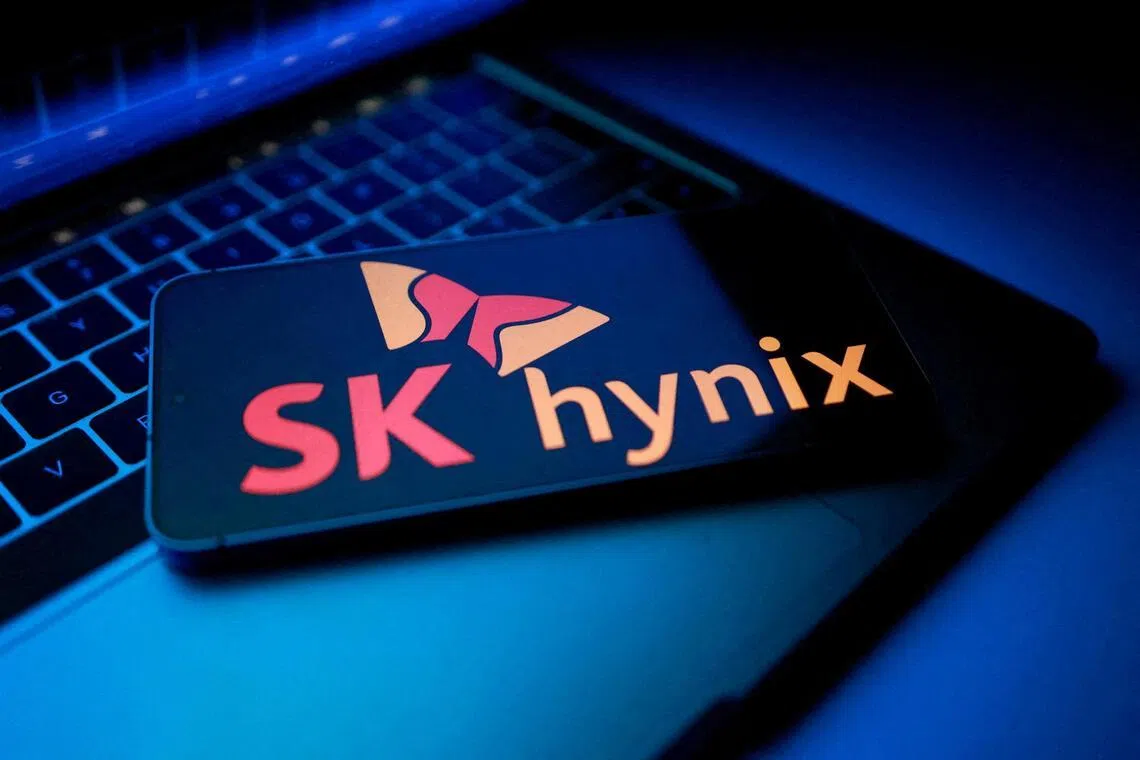 SK Hynix was considering raising 10 trillion to 15 trillion won (S$12.8 billion) by issuing new shares in a US listing.