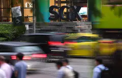 The Straits Times Index ended the year at 4,646.21, about 0.2% down.  