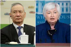 The exchange between Chinese Vice Premier Liu He and US Treasury Secretary Janet Yellen came as President Joe Biden considers lifting some tariffs on imports from China to try and ease soaring inflation.