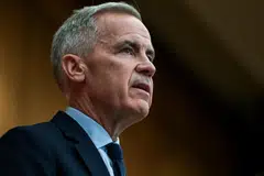 Canada's Prime Minister Mark Carney says the average tariff rate on Canadian goods is a little more than 5.5%.