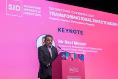 Ravi Menon, Singapore's ambassador for climate action, says: “Sustainability reporting remains important and is here to stay. There is no change in the direction of travel, only the pace."