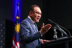 As the United States and China jostle for regional influence, South-east Asian countries should defend the “sanctity” of international law and urge cooperation, Malaysia's Prime Minister Anwar Ibrahim says.