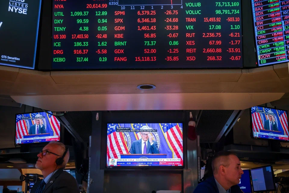 The Fed, as expected, held interest rates steady, despite relentless pressure from US President Donald Trump for an interest rate cut. The Dow Jones Industrial Average finished 0.4 per cent lower at 44,461.28 on Wednesday. 