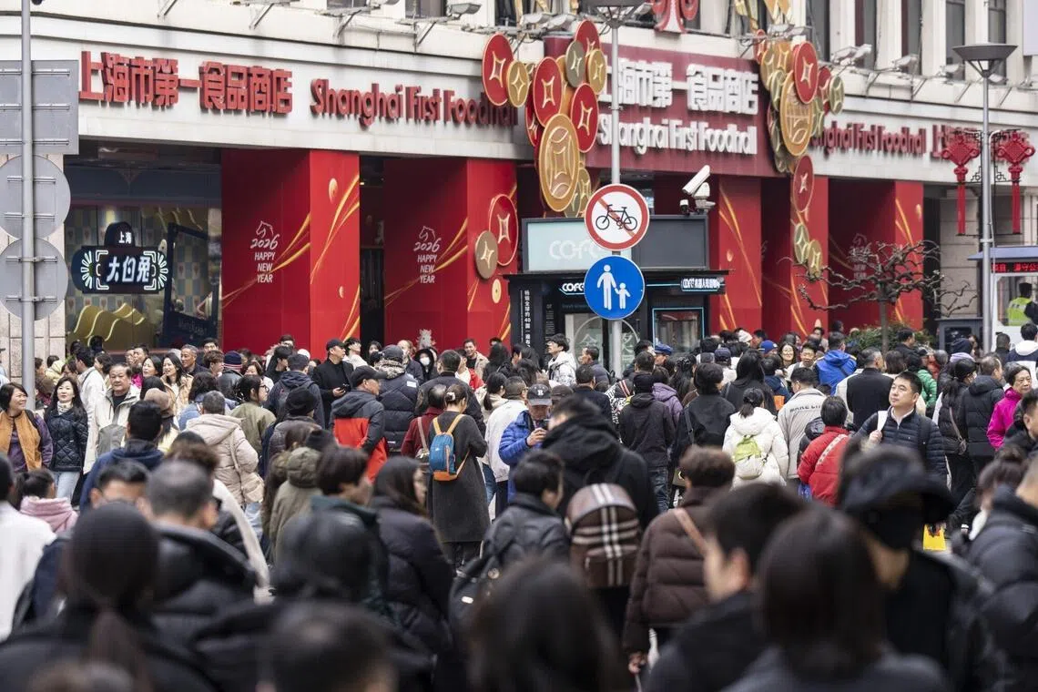 Domestic travel and hotel stays, retail sales and overseas trips all jumped from a year earlier over the nine-day Chinese New Year break.