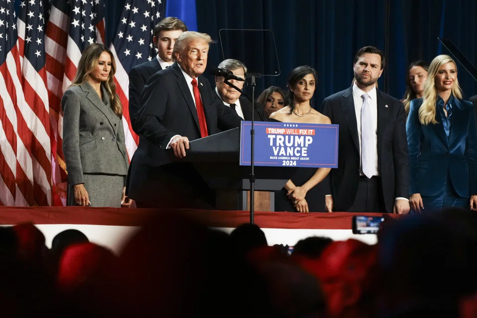 “We are going to help our country heal,” the Republican former president said.
“It’s a political victory that our country has never seen before.”