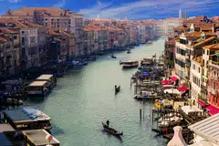Venice, a repository of centuries-old culture and bustling commerce.
