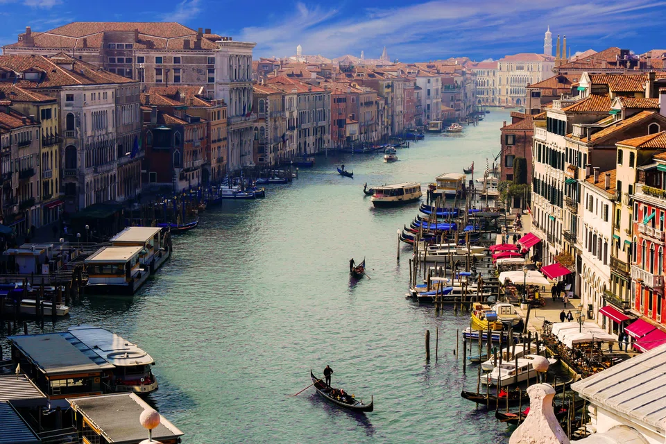 Venice, a repository of centuries-old culture and bustling commerce.