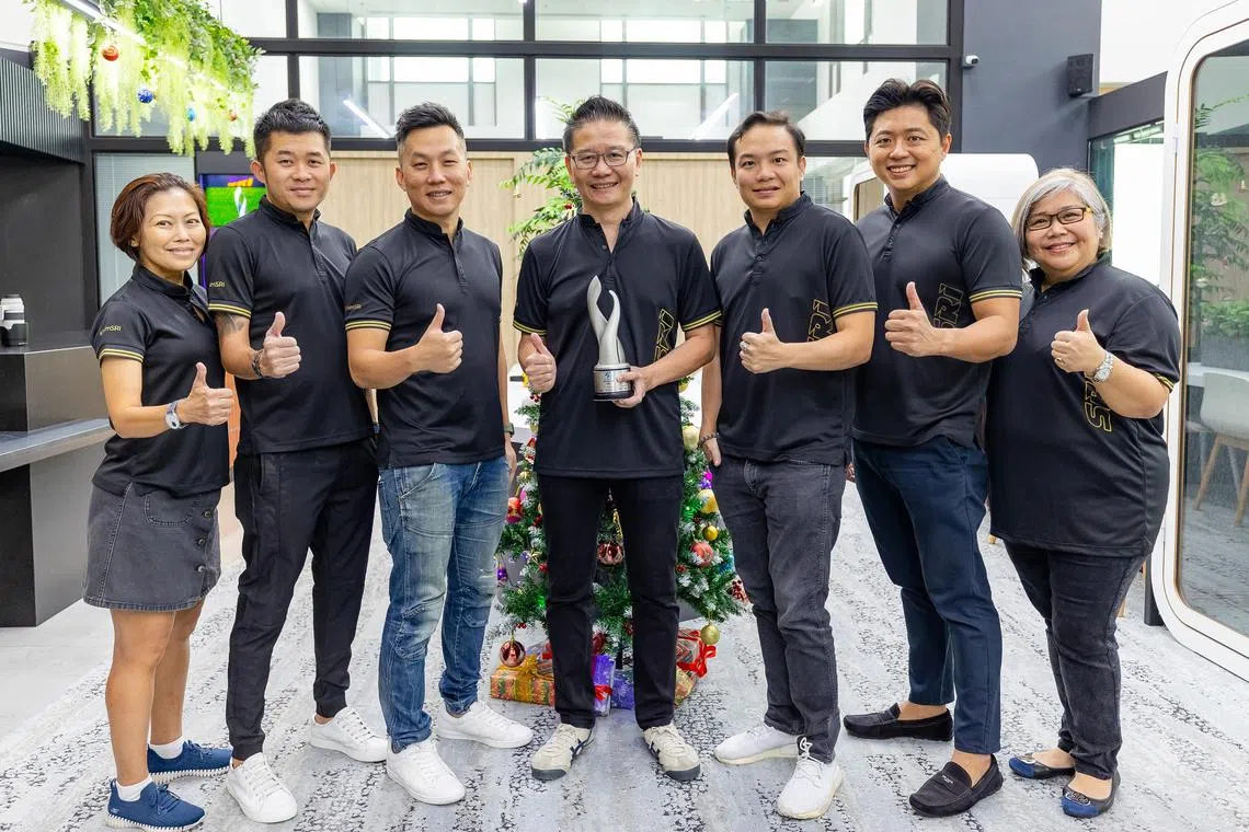 SRI is led by a team of seven partners, including chief operating officer Tricia Teo (first from left), with a combined experience of over 100 years.