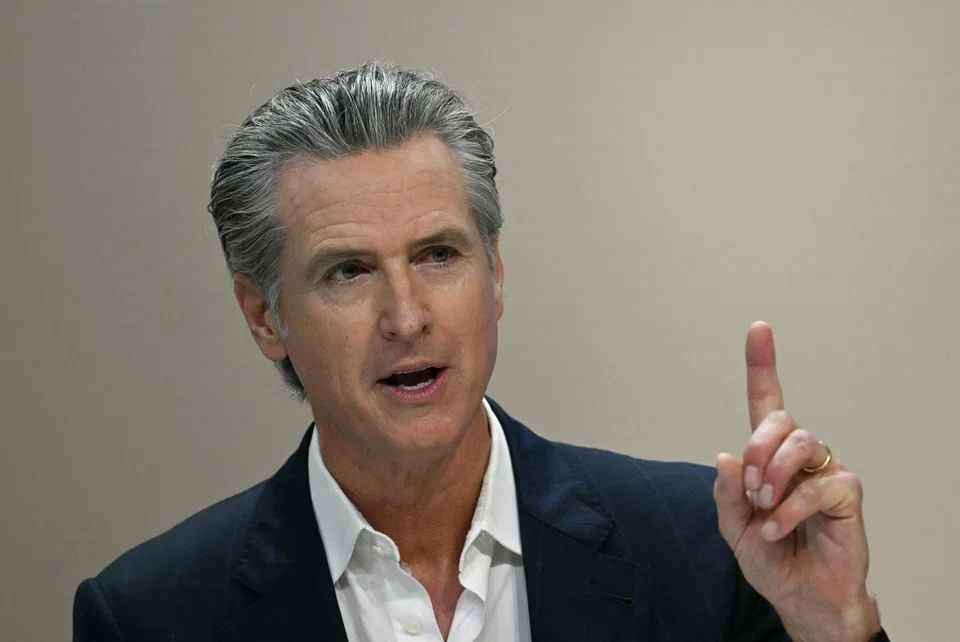 Governor of California Gavin Newsom - seen as a potential 2028 presidential candidate - blasted US President Donald Trump for twice leaving the Paris climate accord and for “doubling down on stupid” through his support of Big Oil.