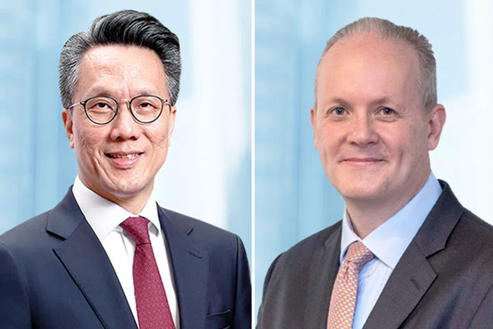 HONG KONG Exchanges & Clearing appointed Wilfred Yiu (left) and John Buckley (right), who joined from Citadel in November, as co-chief operating officers after Calvin Tai retires after 24 years at the Asian bourse.  