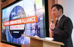Deputy Prime Minister Lawrence Wong. says the new Global Innovation Alliance node in New York City will spur collaboration between NYC and Singapore and bring the two startup ecosystems closer.